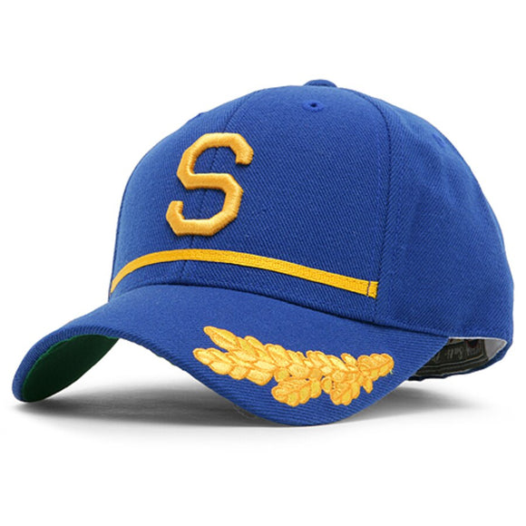 Seattle Pilots MLB 1969 New Era Cooperstown Collection 59Fifty Fitted Hat  (Dark Royal)